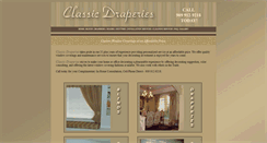 Desktop Screenshot of classic-draperies.com